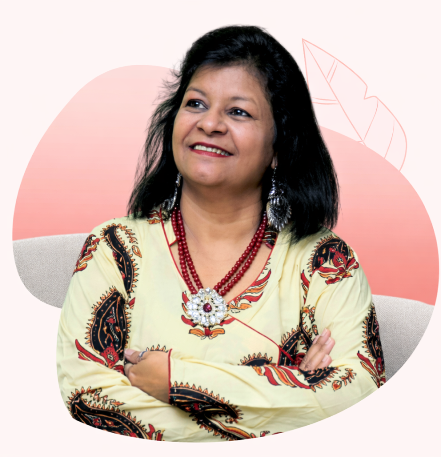 Portrait of a South Asian woman